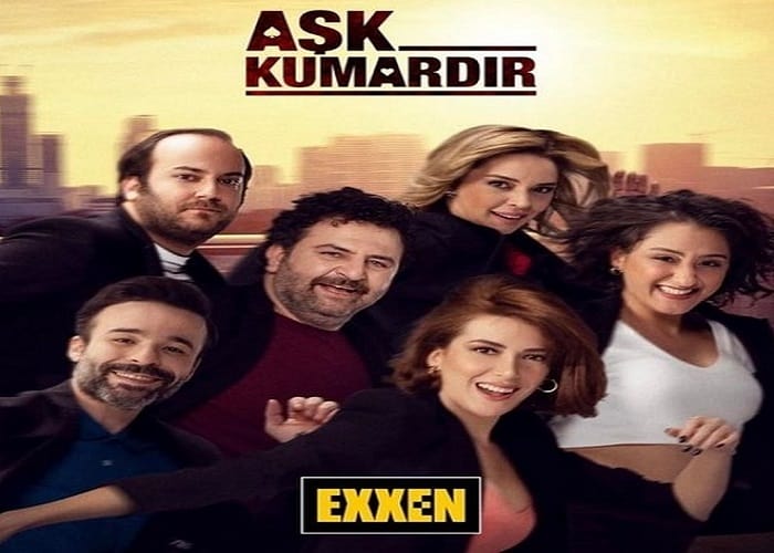 aşk kumardır oyuncuları afişi yayınlandı dizi de ecem erkek ve Barış yıldız ve seda türkmen de yer alacak
